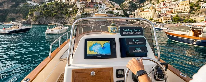 Creazione portali web per il noleggio di barche e scooter ad Amalfi