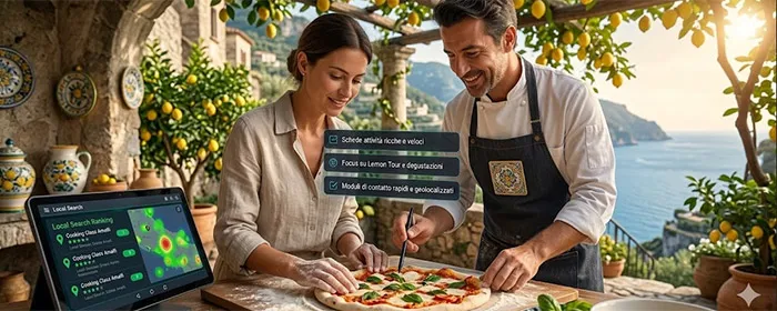 Sviluppo siti internet per cooking class e lemon tour a Maiori